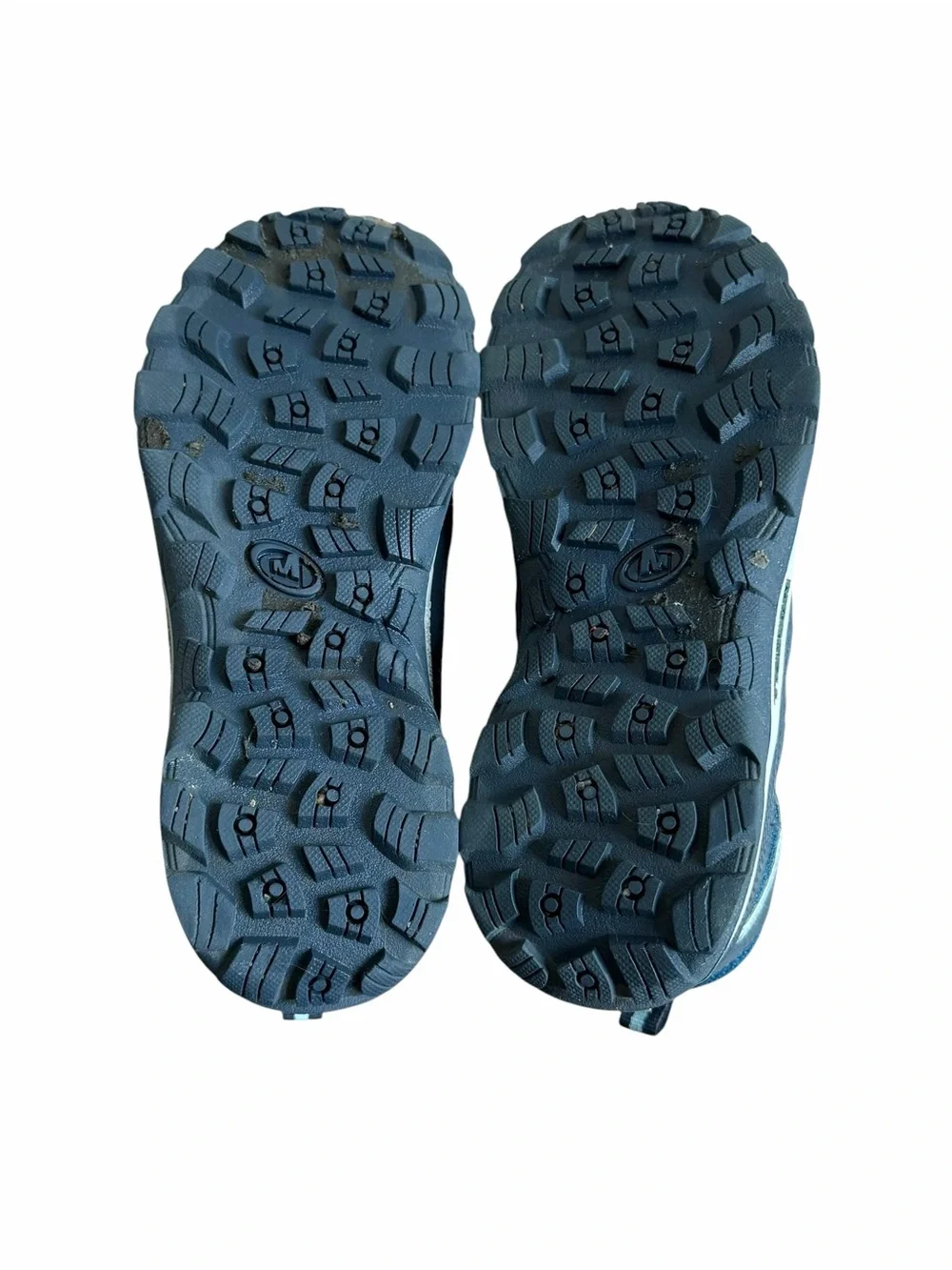 Merrell Kids Oakcreek Mid Lace Waterproof Hiking Boots Size 4 Blue